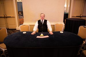 Individual Casino Game - Poker Table with Dealer